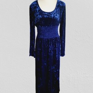 Blushe by Spiegel 90s velvet maxi dress size large